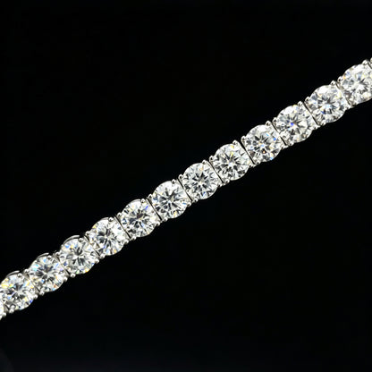 4MM S925 & Vvs Moissanite Tennis Chains White Gold
