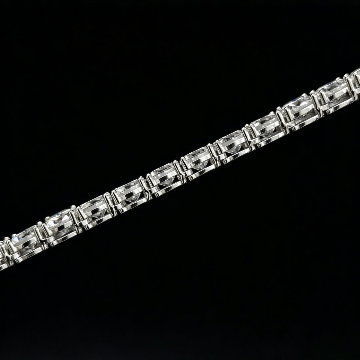 4MM S925 & Vvs Moissanite Tennis Chains White Gold